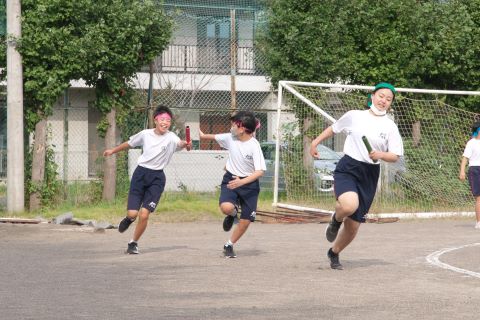 220927 今日の１枚（体育祭リレー）