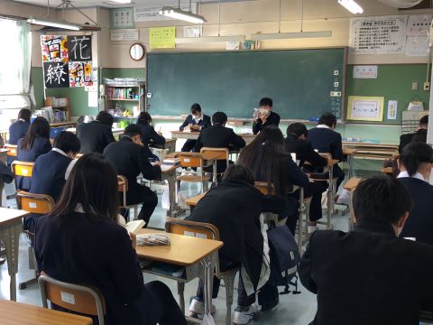 221028 今日の1枚(3年朝学習)